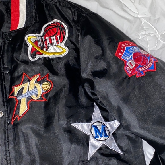 ❌SOLD❌ Rare Vintage NBA Bomber Varsity Jacket - Picture 3 of 7